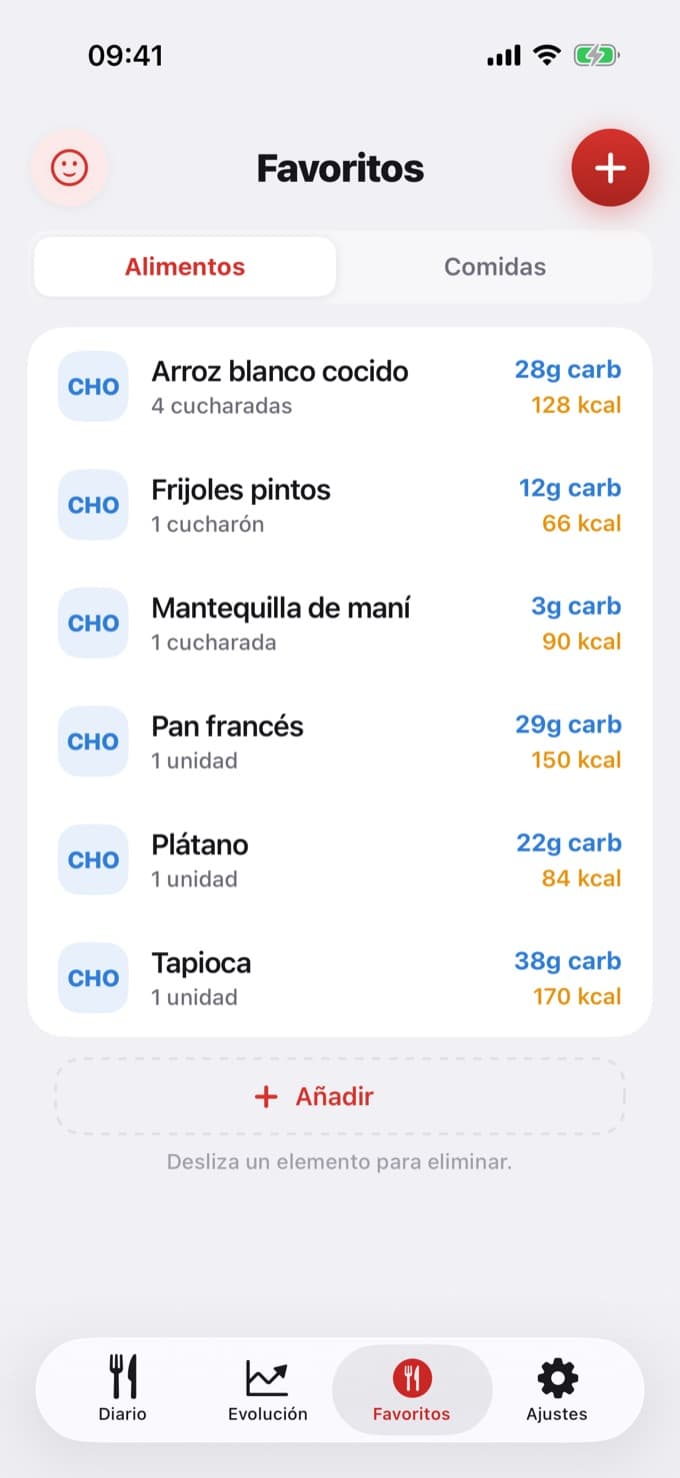 Pantalla Favoritos de Diablesse