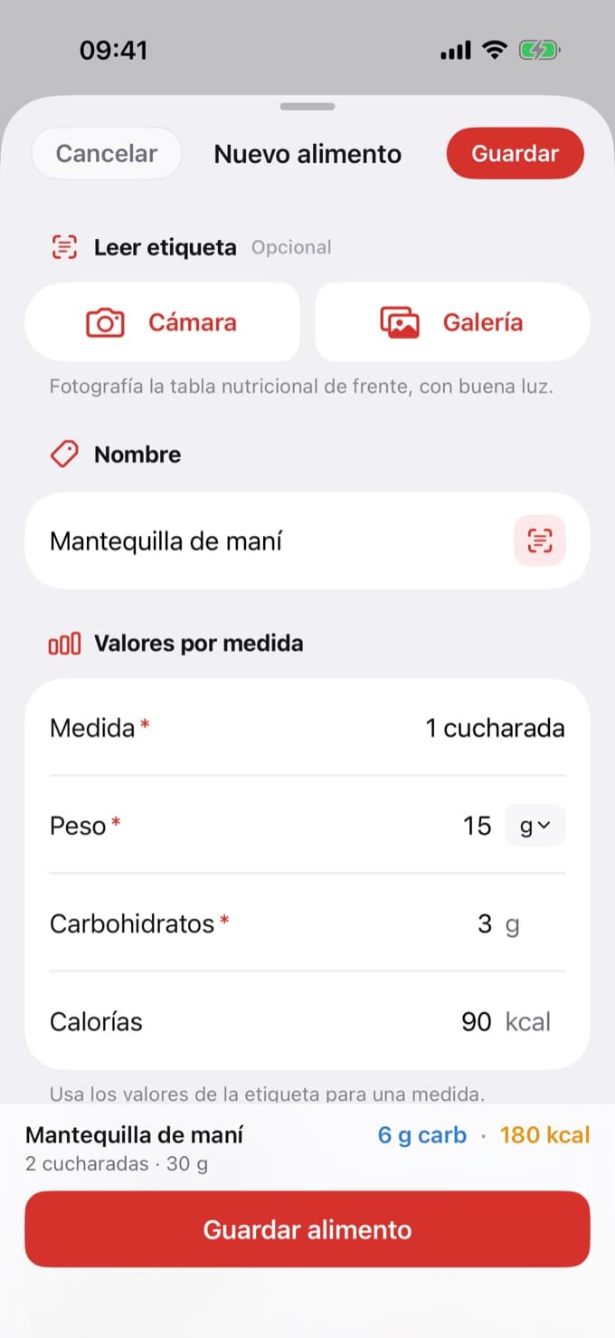 Pantalla Nuevo alimento de Diablesse