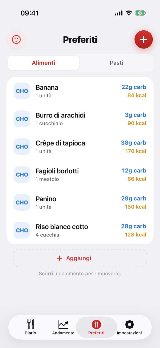 Schermata Preferiti di Diablesse