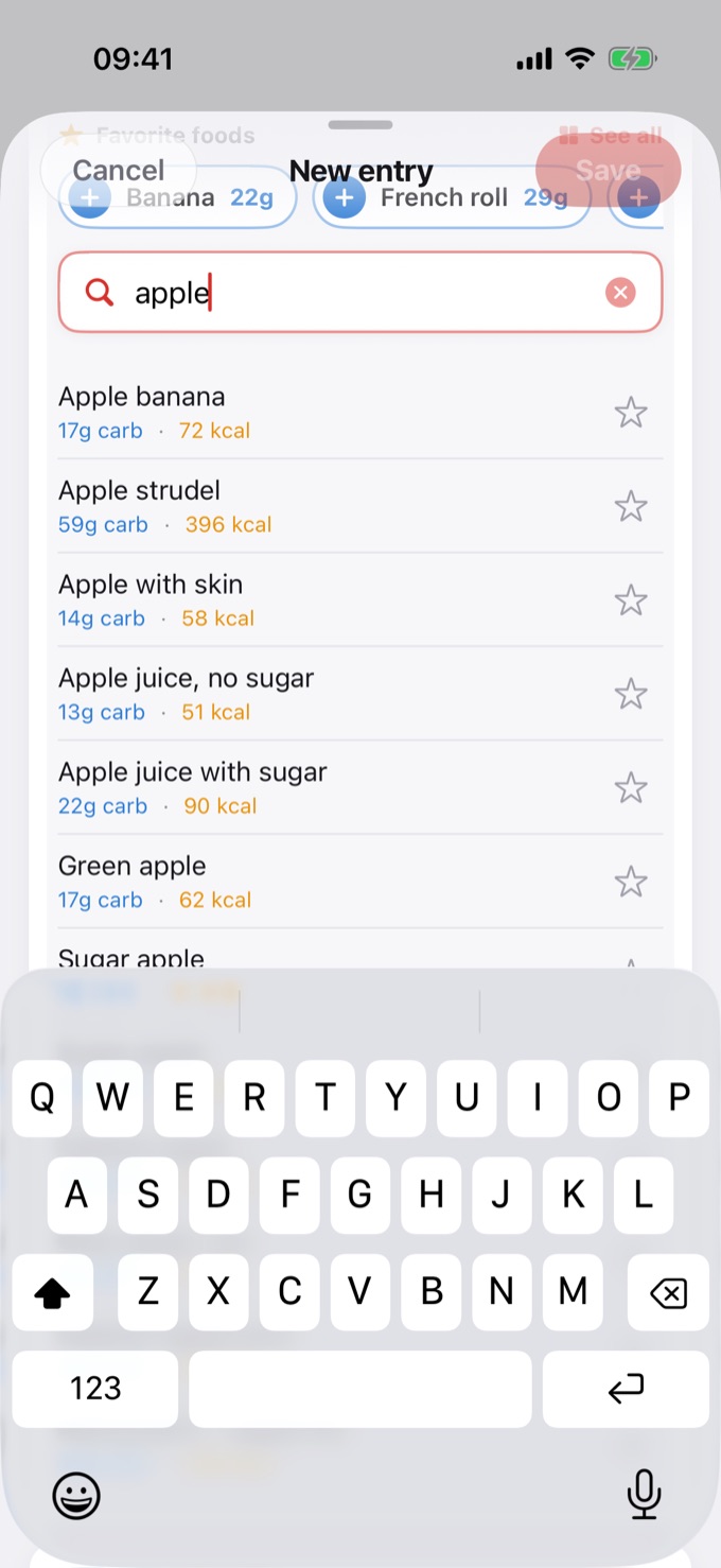 Food search