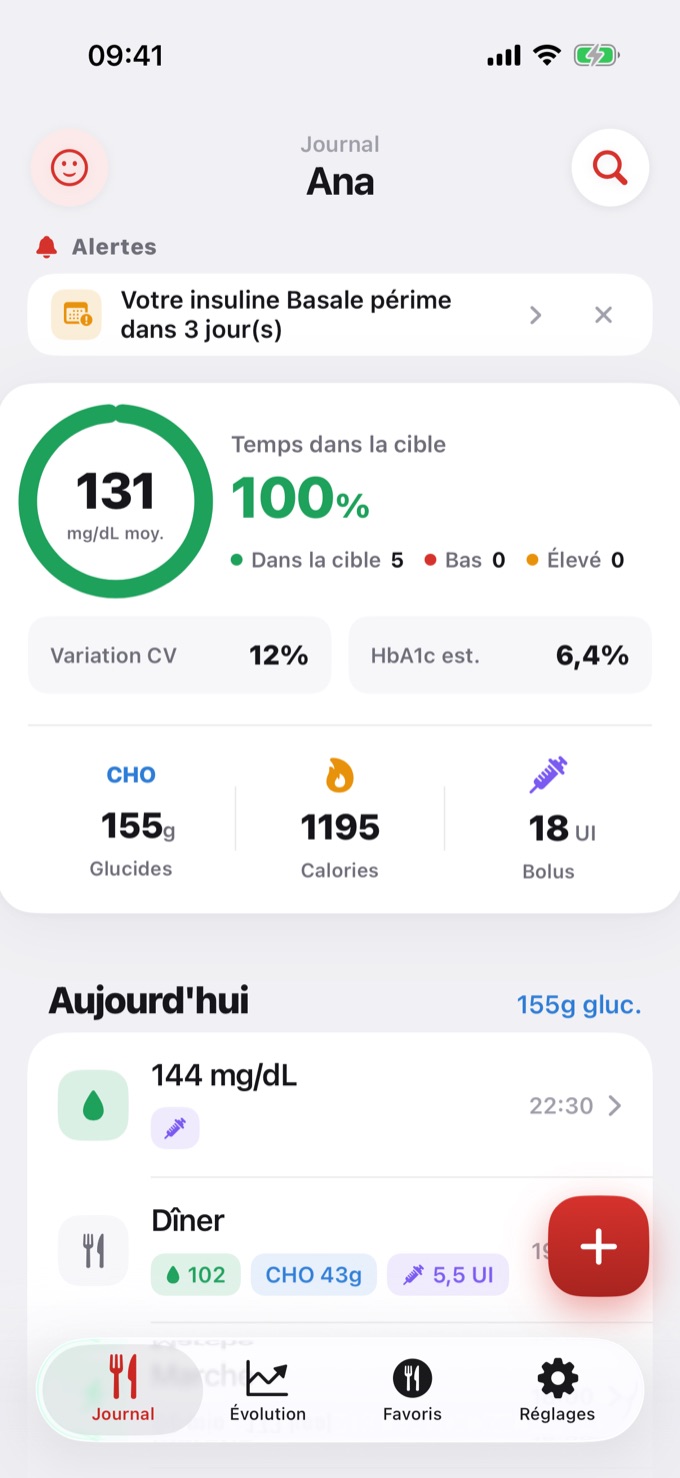 Carte Alertes en haut du Journal