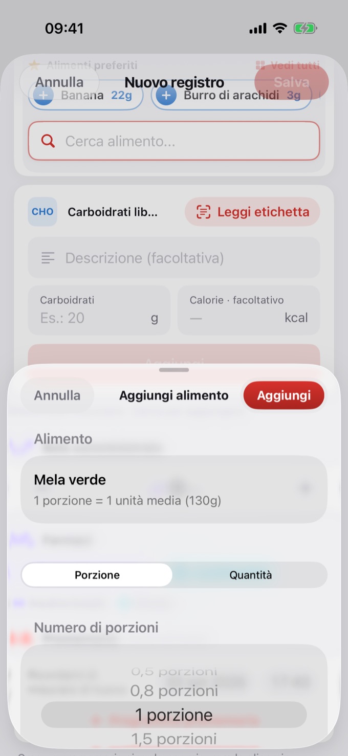 Scelta della porzione