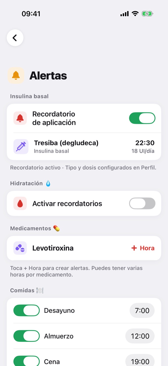 Pantalla Alertas