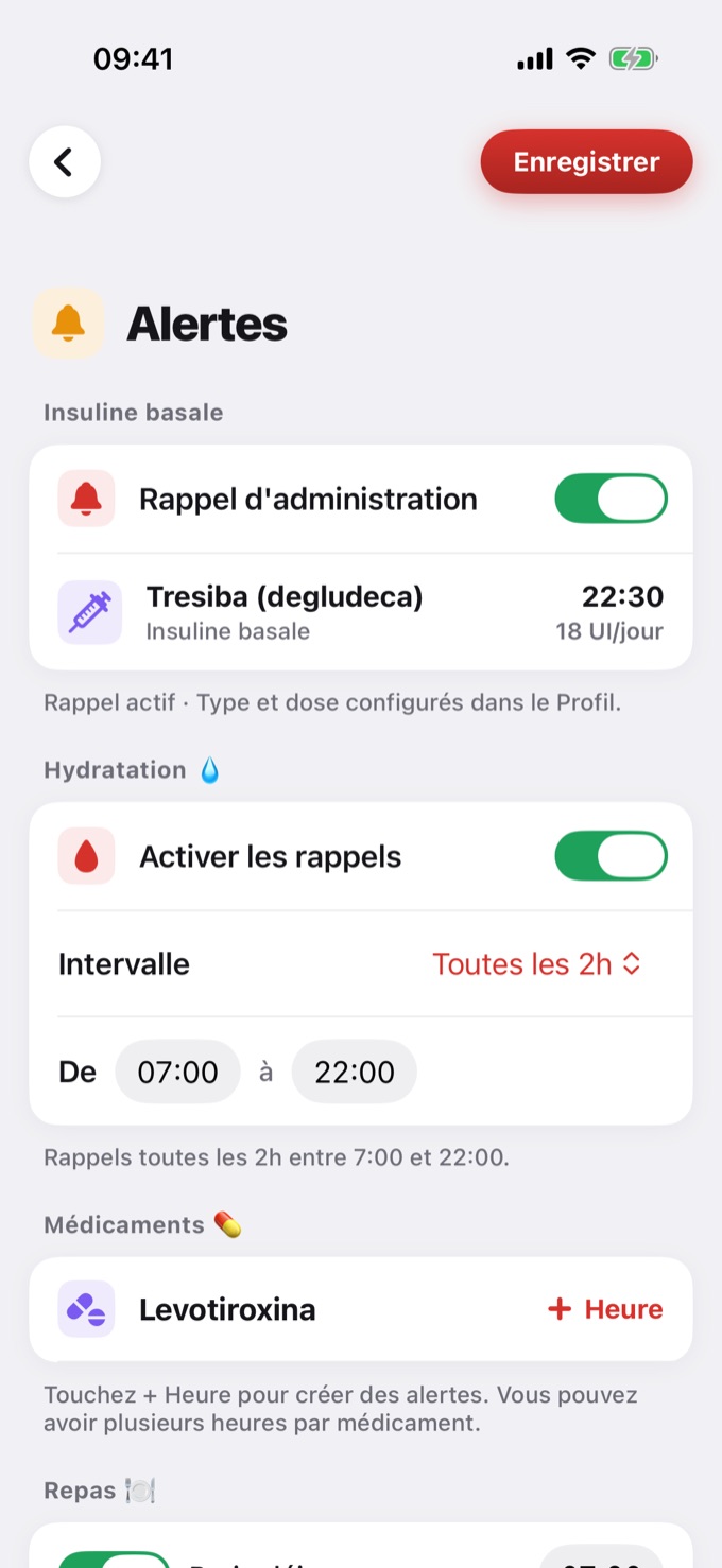 Rappels d'hydratation