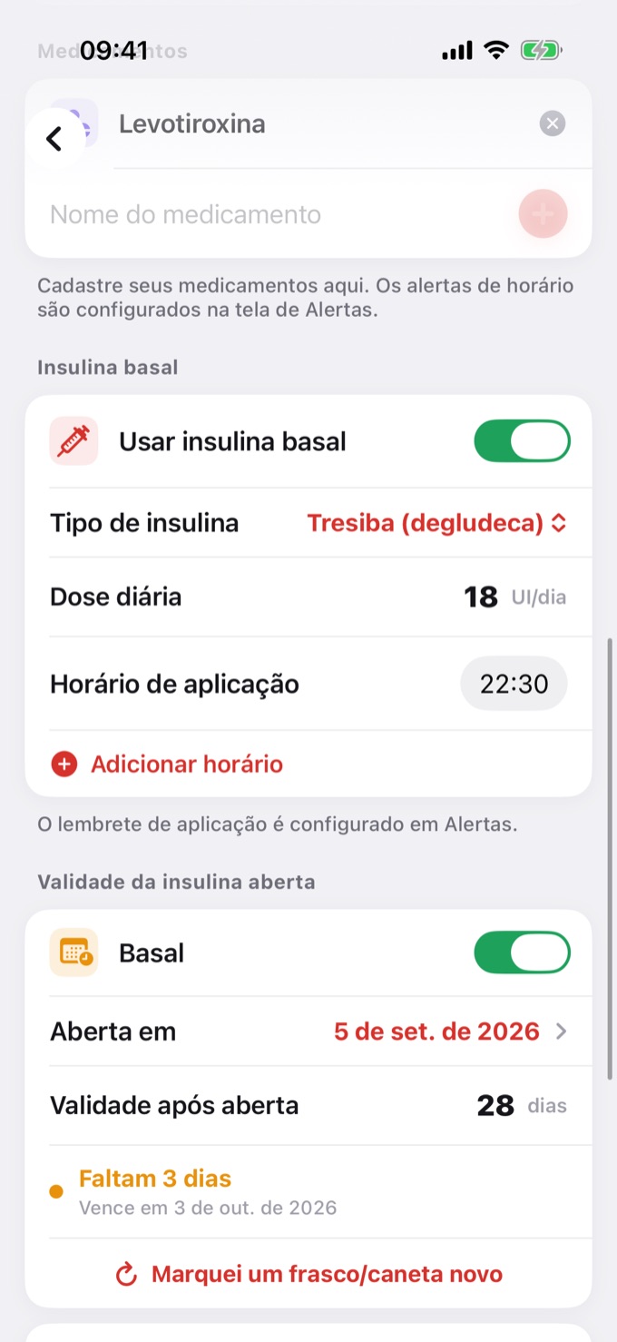 Perfil: validade da insulina e incremento da caneta